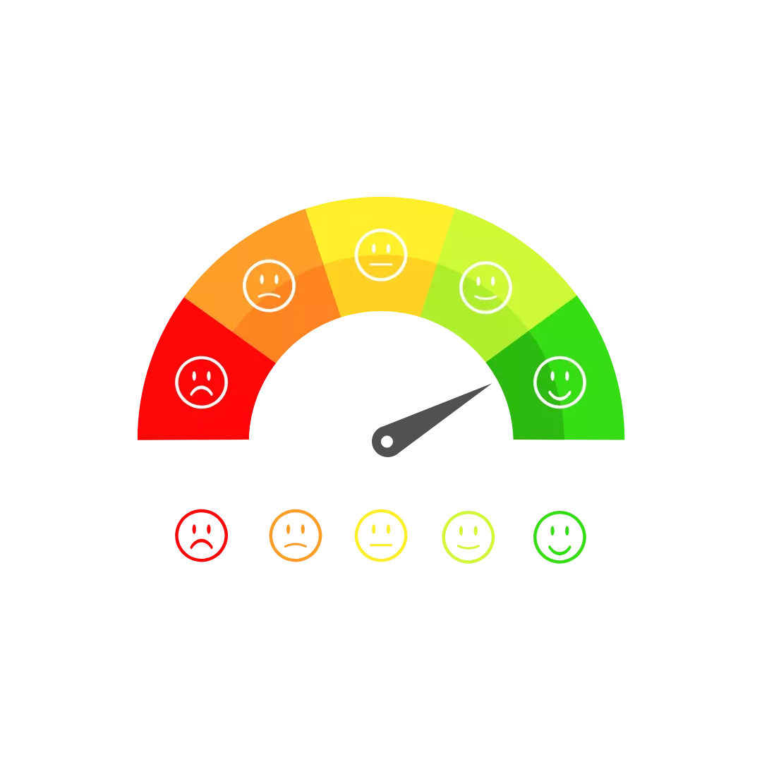 jauge client satisfaction